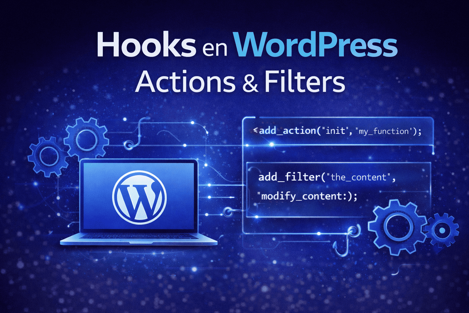 Funcionamiento de hooks, actions y filters en el desarrollo de WordPress