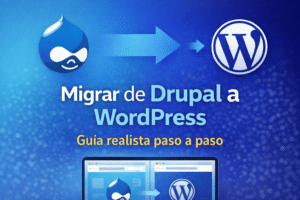 Migración de un sitio Drupal a WordPress siguiendo un proceso estructurado