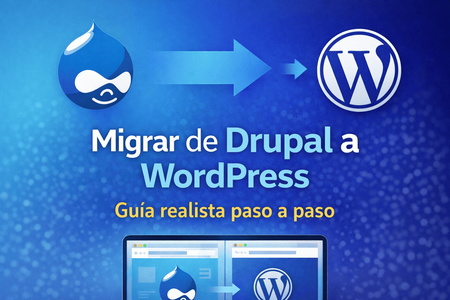 Migración de un sitio Drupal a WordPress siguiendo un proceso estructurado