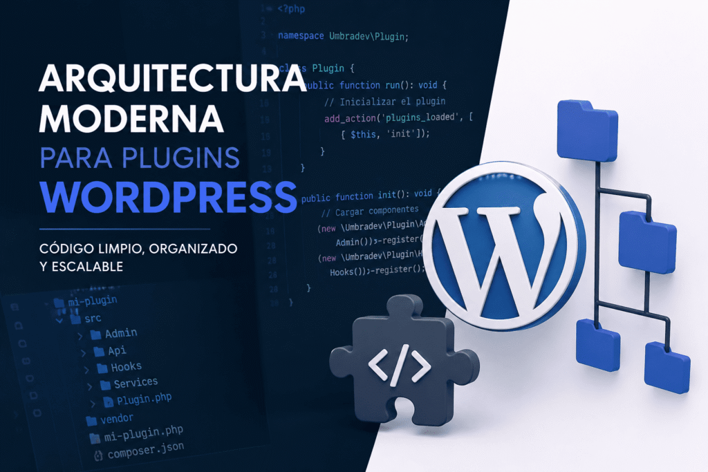 Arquitectura moderna para plugins WordPress con organización modular y escalable