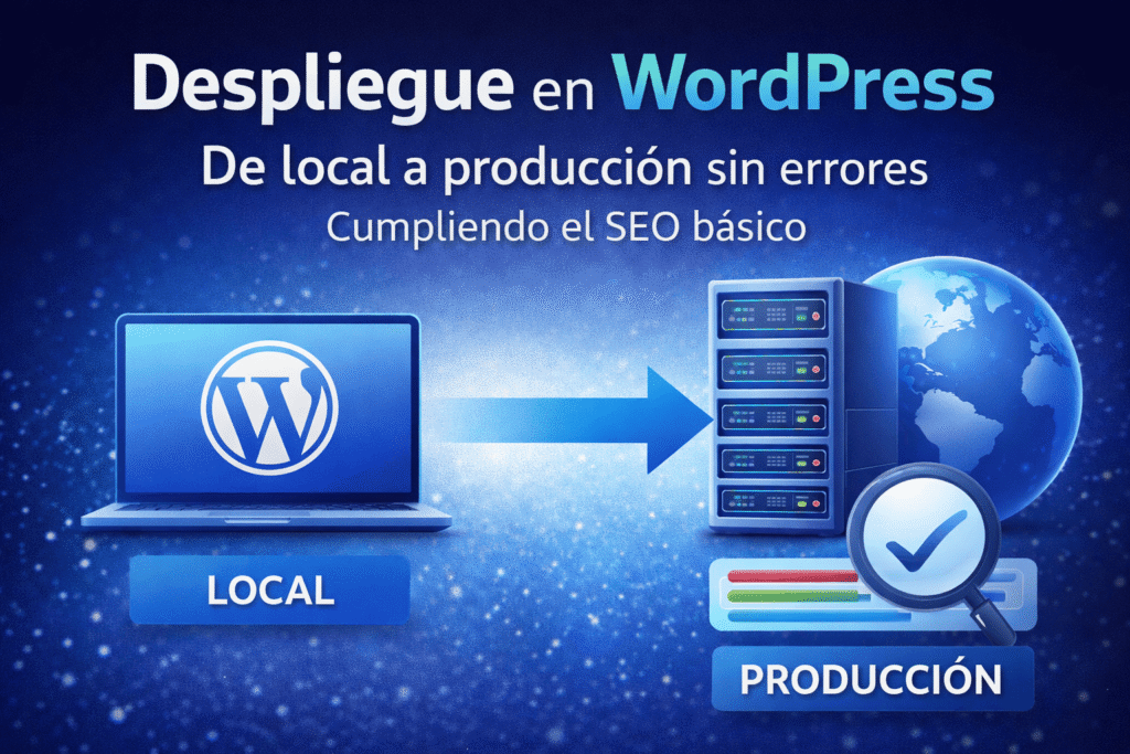Proceso de despliegue de un proyecto WordPress desde desarrollo a producción